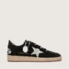 Ball Star en gamuza negra con estrella blanca y cristales Swarovski
