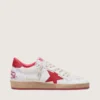 Ball Star para hombre en cuero blanco