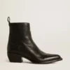 Botas Debbie para mujer en cuero negro