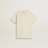 Camisas para niños color crema con logotipo en relieve