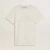 Camiseta blanca para mujer con estampado en el frente