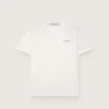 Camiseta para hombre de jersey de algodón blanco vintage