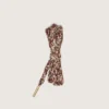 Cordones trenzados multicolores con lurex