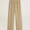 Pantalones deportivos para mujer en color travertino