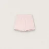 Shorts para niñas «Star» de algodón rosa con parche y logotipo