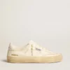 Soul Star en piel napa blanca con estrella de piel blanca