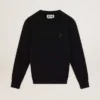 Sudadera negra de la Star Collection con estrella tono sobre tono en el frente