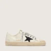 V-Star en piel napa con estrella de nubuck negro