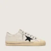 V-Star para hombre con estrella de gamuza negra y letras bordadas