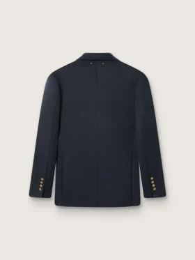 Americana de doble botonadura para hombre en azul oscuro