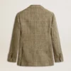 Americana de doble botonadura para mujer en lana Shetland