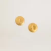 Aretes circulares dorados