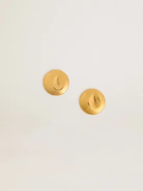 Aretes circulares dorados