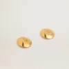 Aretes circulares dorados