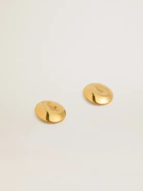 Aretes circulares dorados