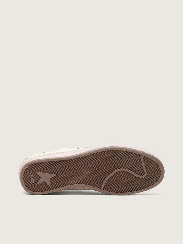 Ball Star LTD para hombre en piel napa con estrella metálica de origen biológico e inserciones