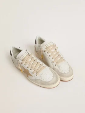 Ball Star LTD para mujer con estrella beige y lengüeta negra en el talón
