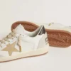 Ball Star LTD para mujer con estrella beige y lengüeta negra en el talón