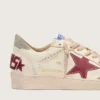Ball Star LTD para mujer en napa con estrella de cuero y lengüeta de talón de gamuza plateada