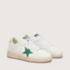 Ball Star para mujer con estrella de cuero verde y lengüeta metálica en el talón