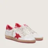 Ball Star para hombre en cuero blanco