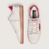 Ball Star para hombre en cuero blanco