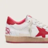 Ball Star para hombre en cuero blanco