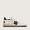 Ball Star para hombre en napa blanca con estrella negra