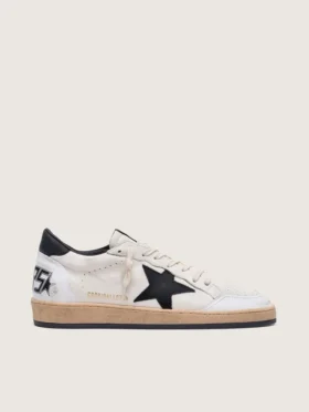Ball Star para hombre en napa blanca con estrella negra