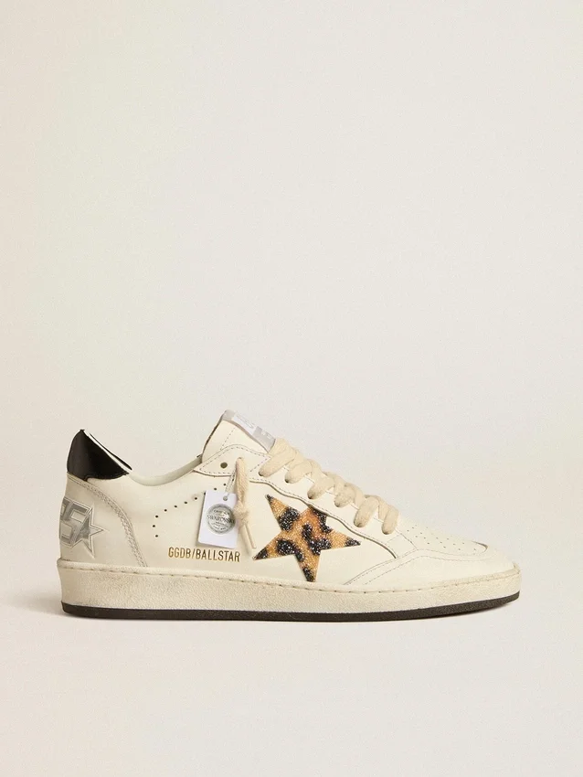Ball Star para mujer con estrella con estampado de leopardo adornada con cristales Swarovski
