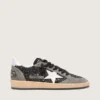 Ball Star para mujer en glitter con estrella de cuero y lengüeta metálica en el talón