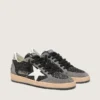 Ball Star para mujer en glitter con estrella de cuero y lengüeta metálica en el talón