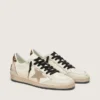Zapatillas Ball Star Wishes para hombre con estrella de gamuza y lengüeta del talón de piel de potro con estampado de leopardo