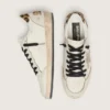 Zapatillas Ball Star Wishes para hombre con estrella de gamuza y lengüeta del talón de piel de potro con estampado de leopardo