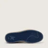 Ball Star Wishes para hombre en piel napa blanca con una estrella azul brillante y lengüeta en el talón