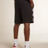 Bermudas negras para hombre con estrellas blancas