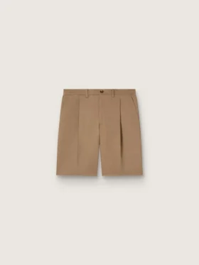 Bermudas para hombre de algodón beige