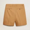 Bermudas para hombre de algodón beige