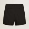 Bermudas para hombre de algodón negro