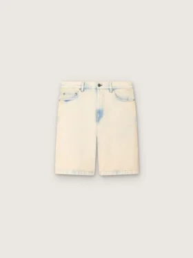 Bermudas para hombre en denim color arena claro