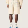 Bermudas para hombre en denim color arena claro