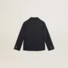 Blazer azul oscuro de doble botonadura para niños