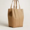 Bolso 24/7 North South en cuero color capuchino con asas ajustables