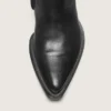 Botas bajas Debbie para hombre en cuero negro