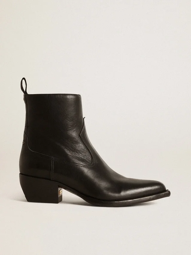 Botas Debbie para mujer en cuero negro