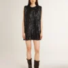 Botas Kurt de cuero negro con hebilla plateada
