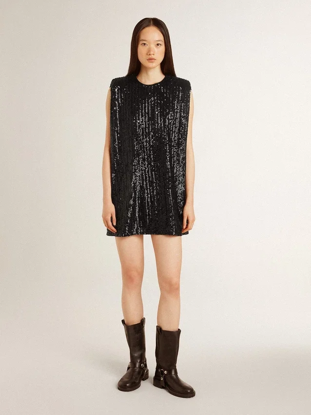 Botas Kurt de cuero negro con hebilla plateada