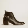 Botas Patty en cuero negro
