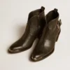 Botas Patty en cuero negro