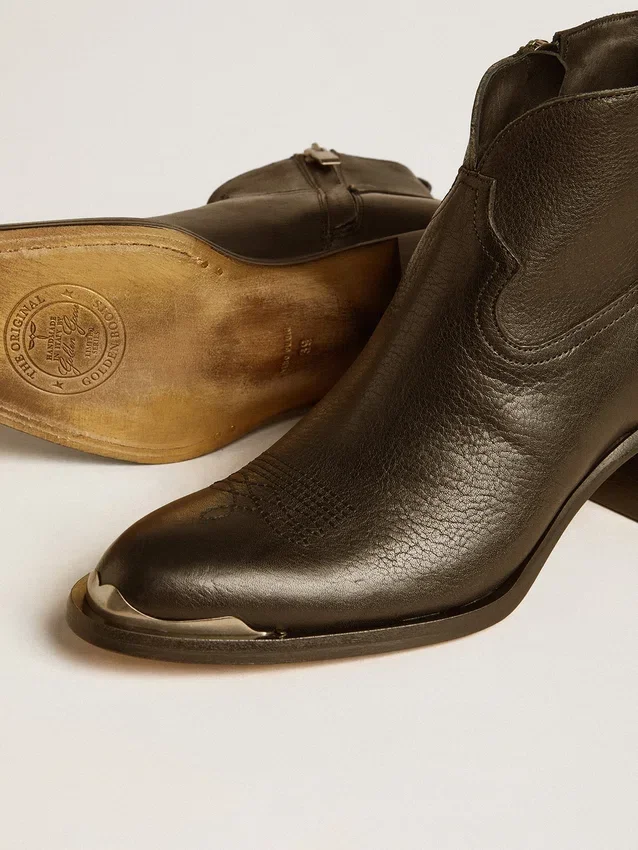 Botas Patty en cuero negro